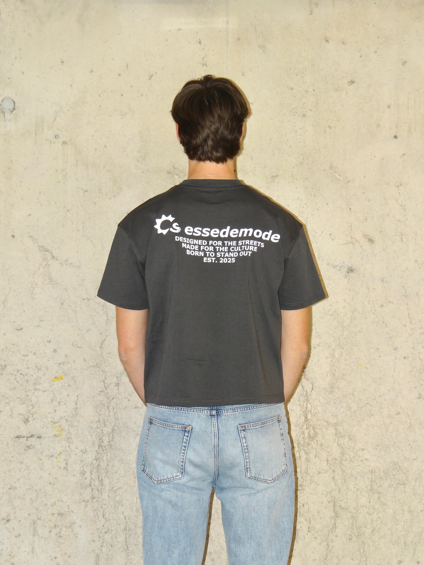 PERSPECTIVE CHARCOAL T-SHIRT