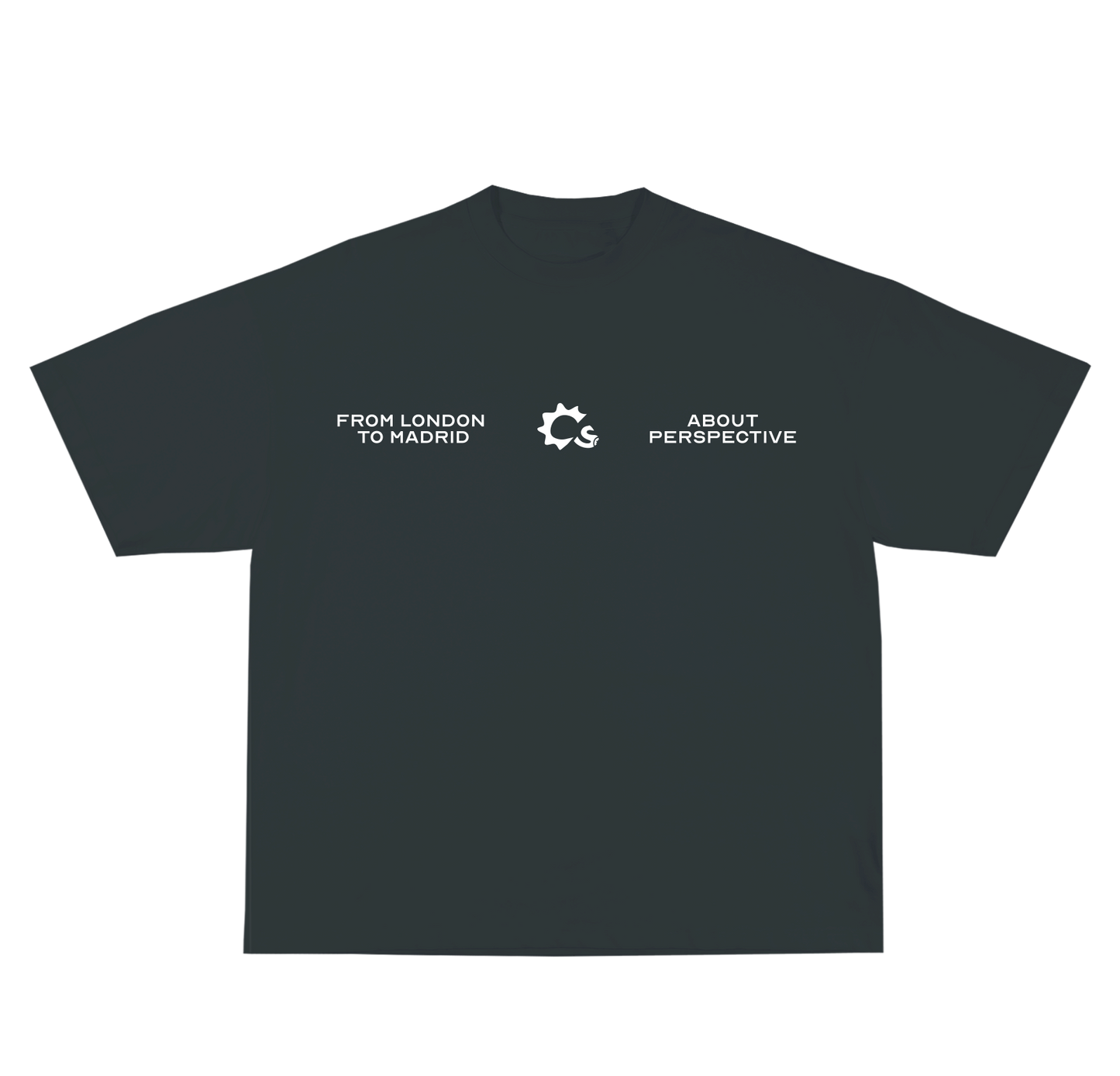 PERSPECTIVE CHARCOAL T-SHIRT